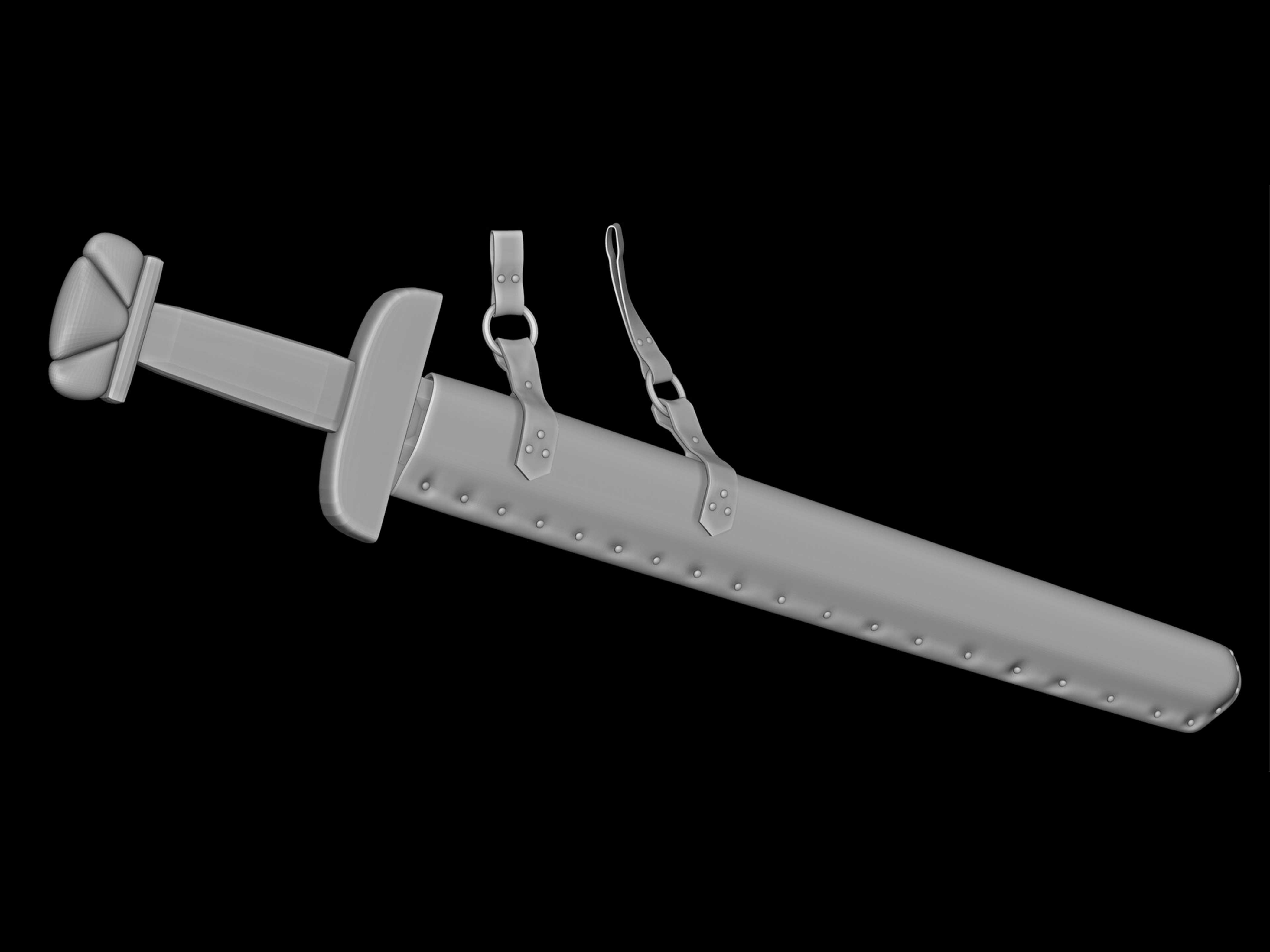 Čovjek iz Srednjeg Vijeka 3D model 11