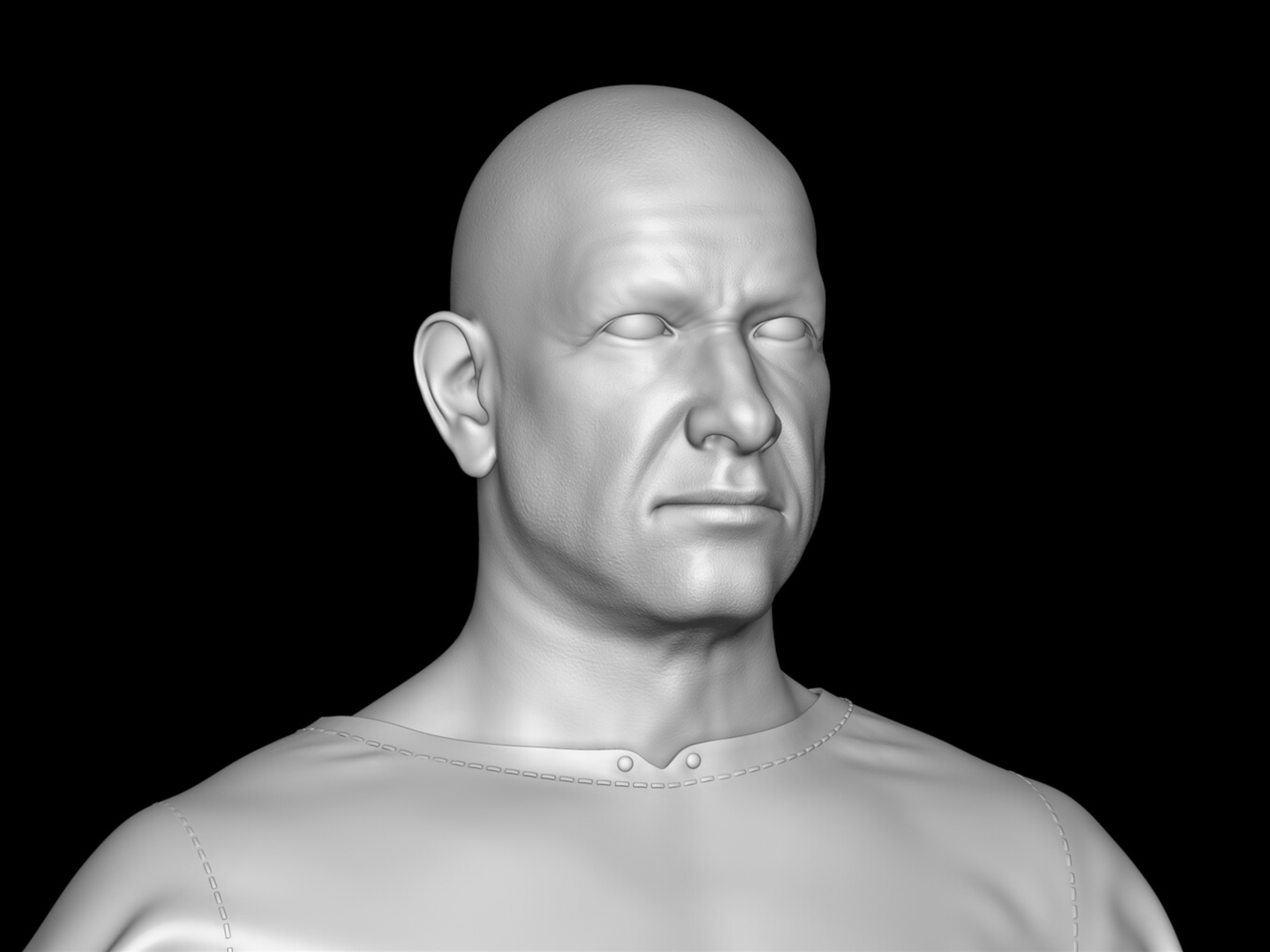 Čovjek iz Srednjeg Vijeka 3D model 2