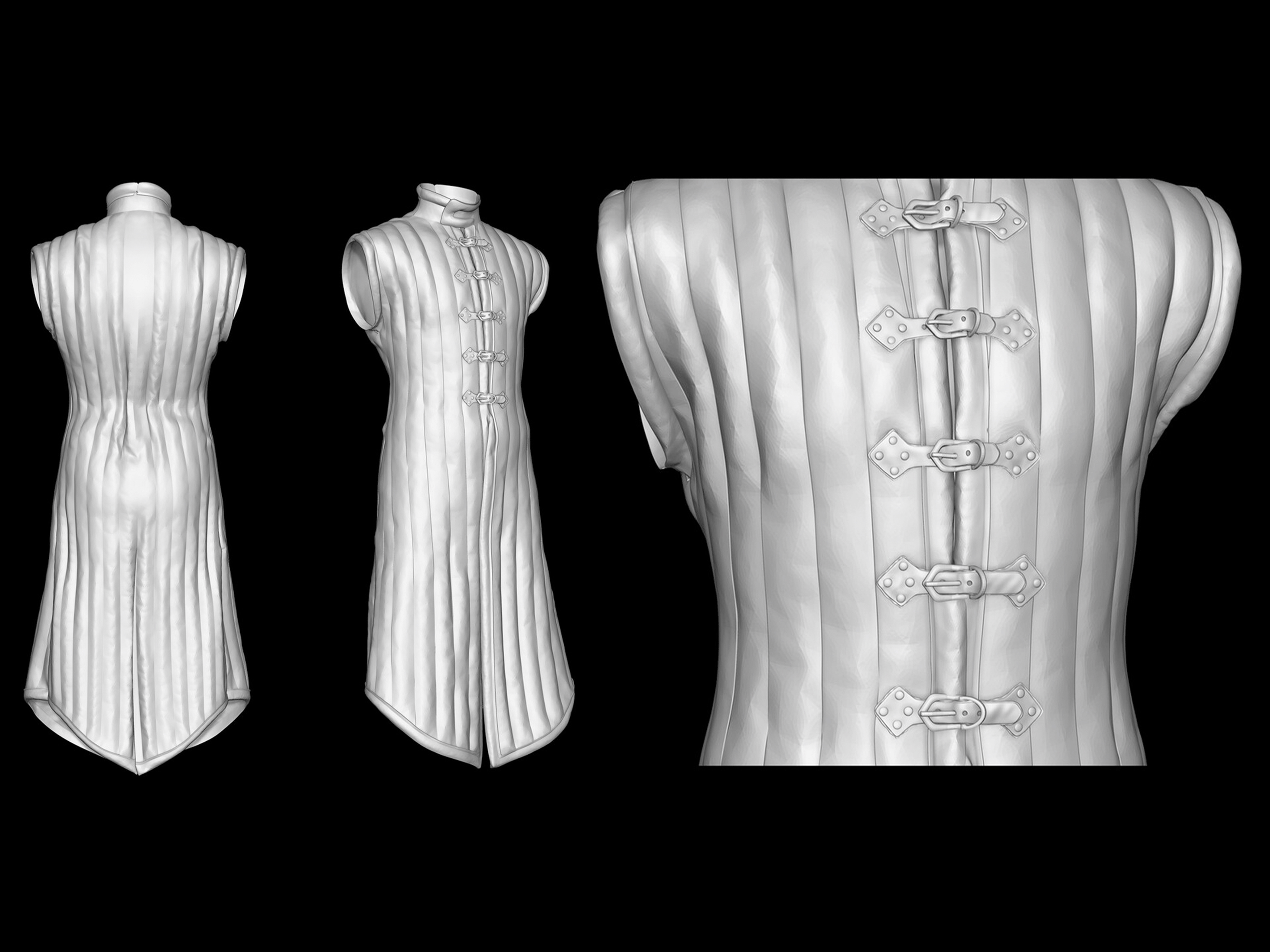 Čovjek iz Srednjeg Vijeka 3D model 5