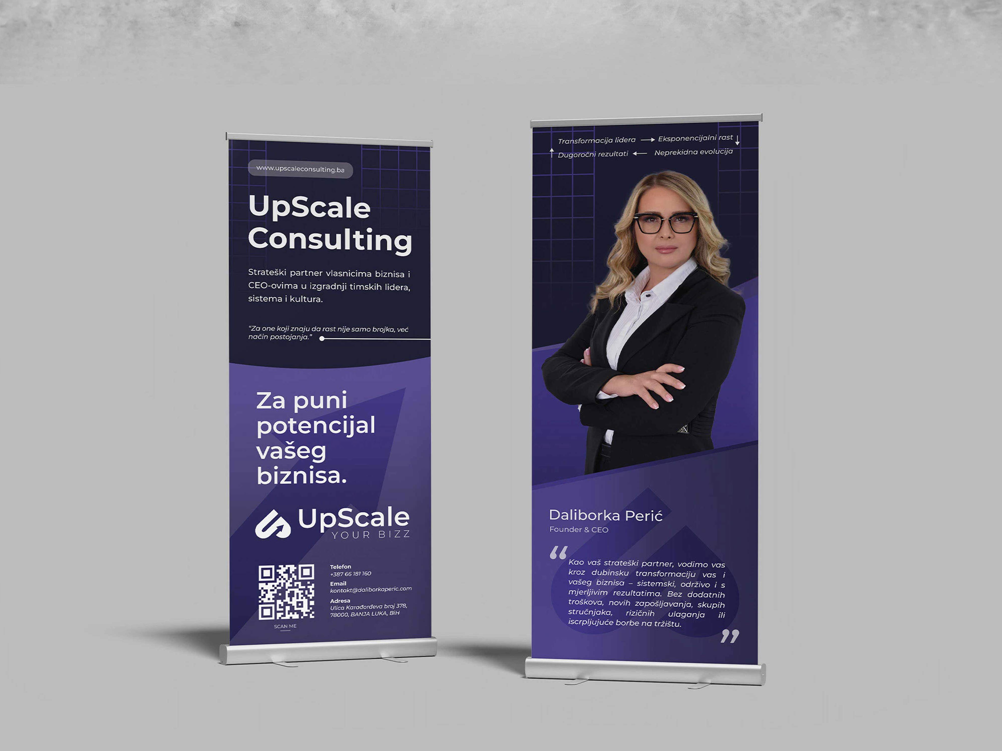 Upscale brand identity