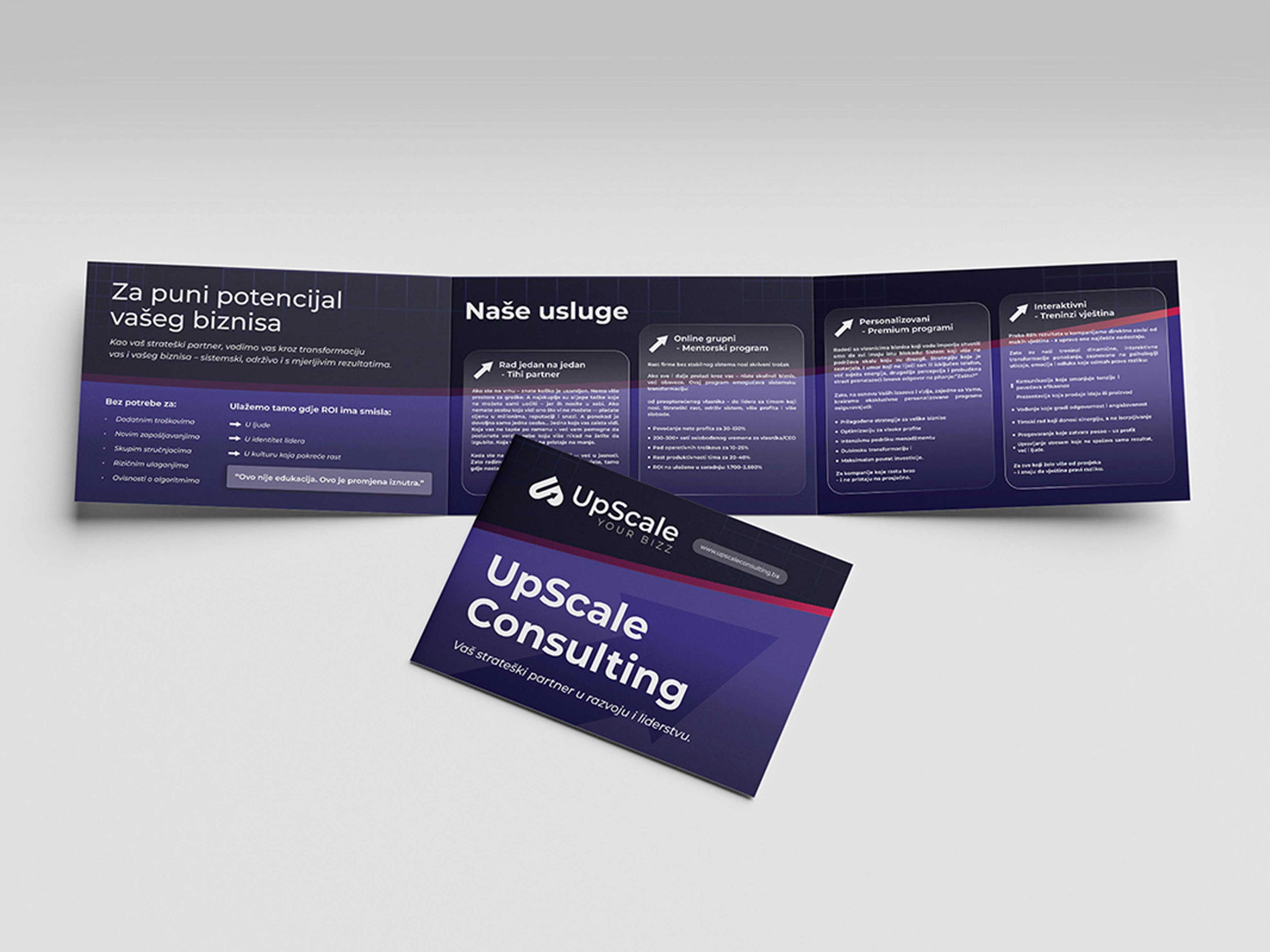 Upscale brand identity