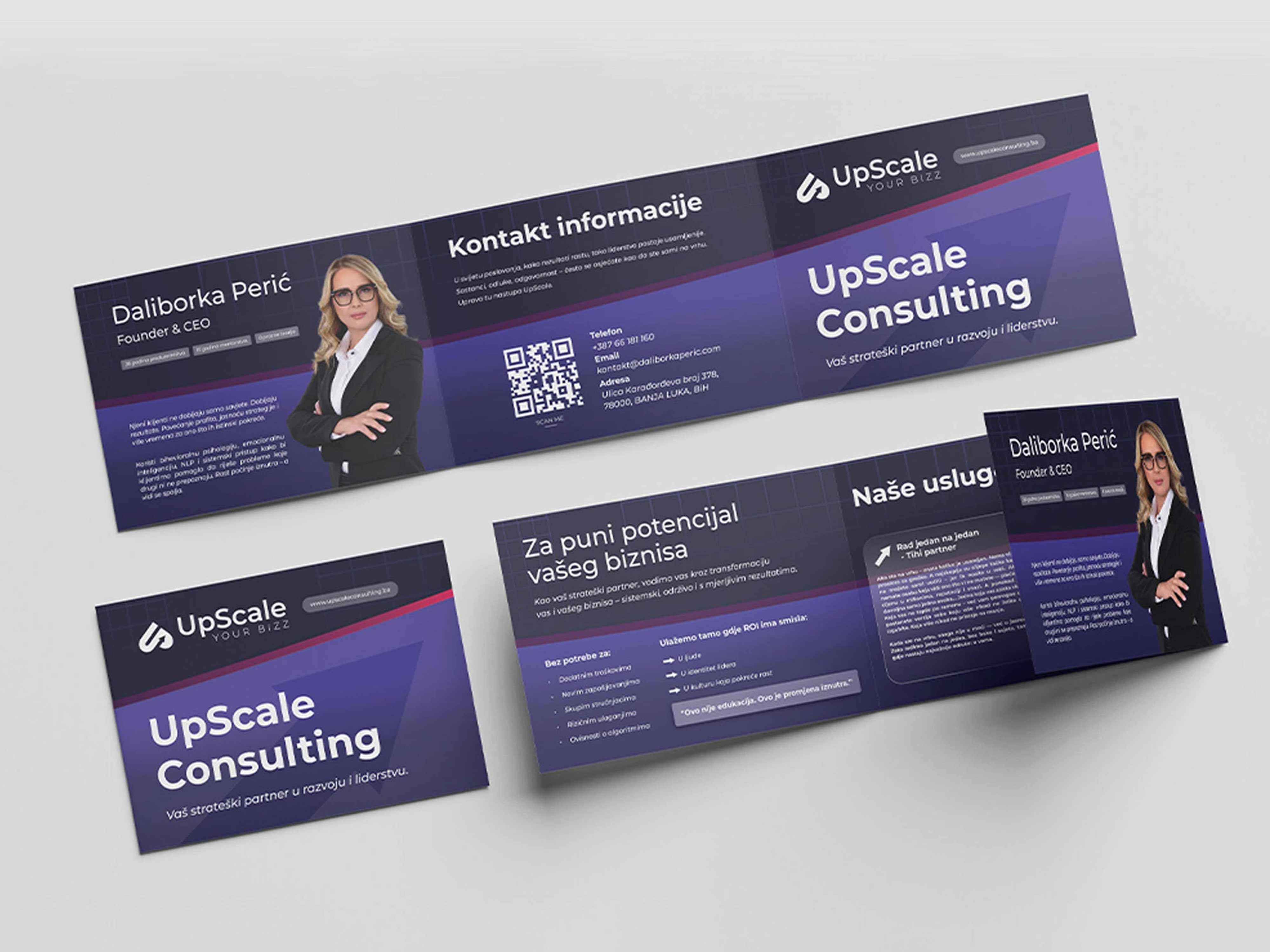 Upscale brand identity