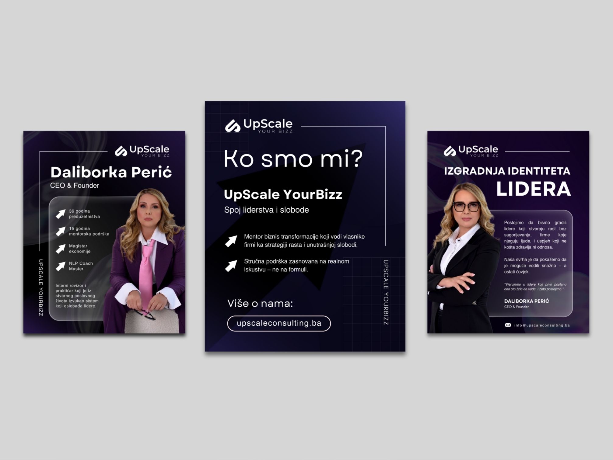 Upscale brand identity